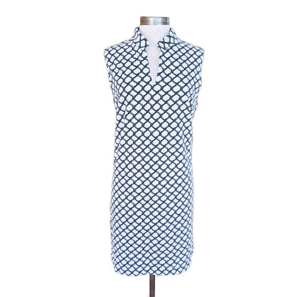 Sailor-Sailor Seaport Shift Dress in Navy & White Knotty Nautical Size XL - Picture 1 of 8